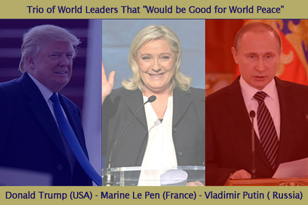 Anti Liberal Pro-Russian Marine Le Pen Favored to be Next President of France?