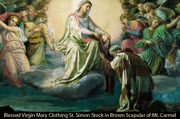The Brown Scapular of Our Lady of Mt. Carmel