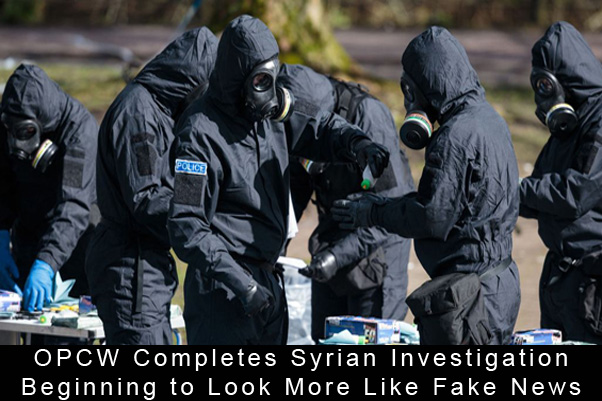 OPCW Completes Inspection in Syria Beginning to Look More Like Fake News
