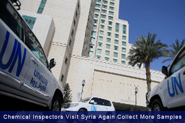 Chemical Inspectors Again Visit Syria’s Douma, Collect More Samples